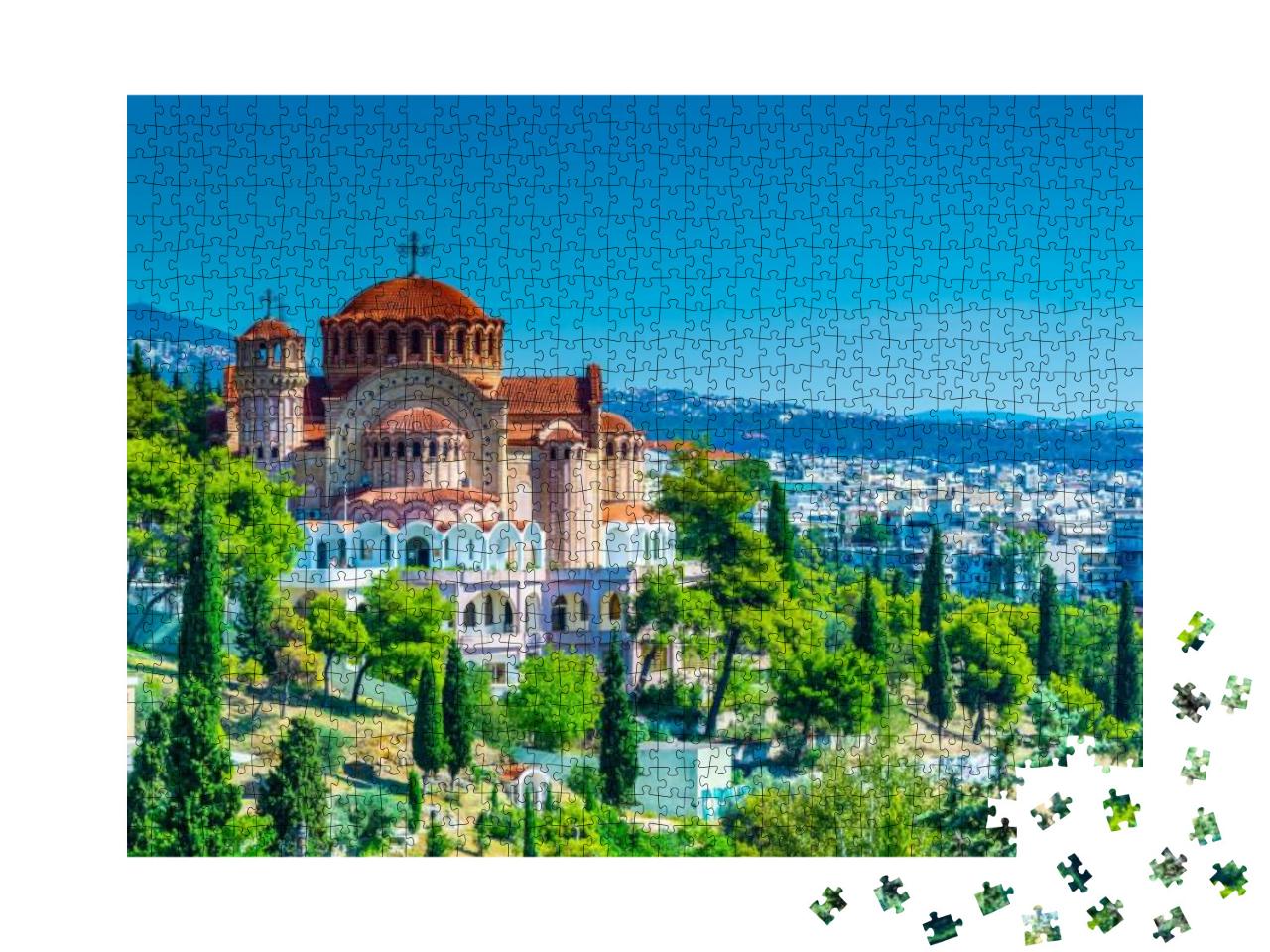 Saint Paul Cathedral in Thessaloniki, Greece... Jigsaw Puzzle with 1000 pieces