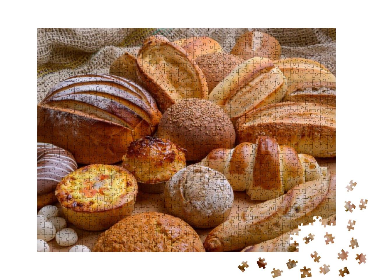 Breads. Assorted Types of Brazilian Breads. Bakery Produc... Jigsaw Puzzle with 1000 pieces