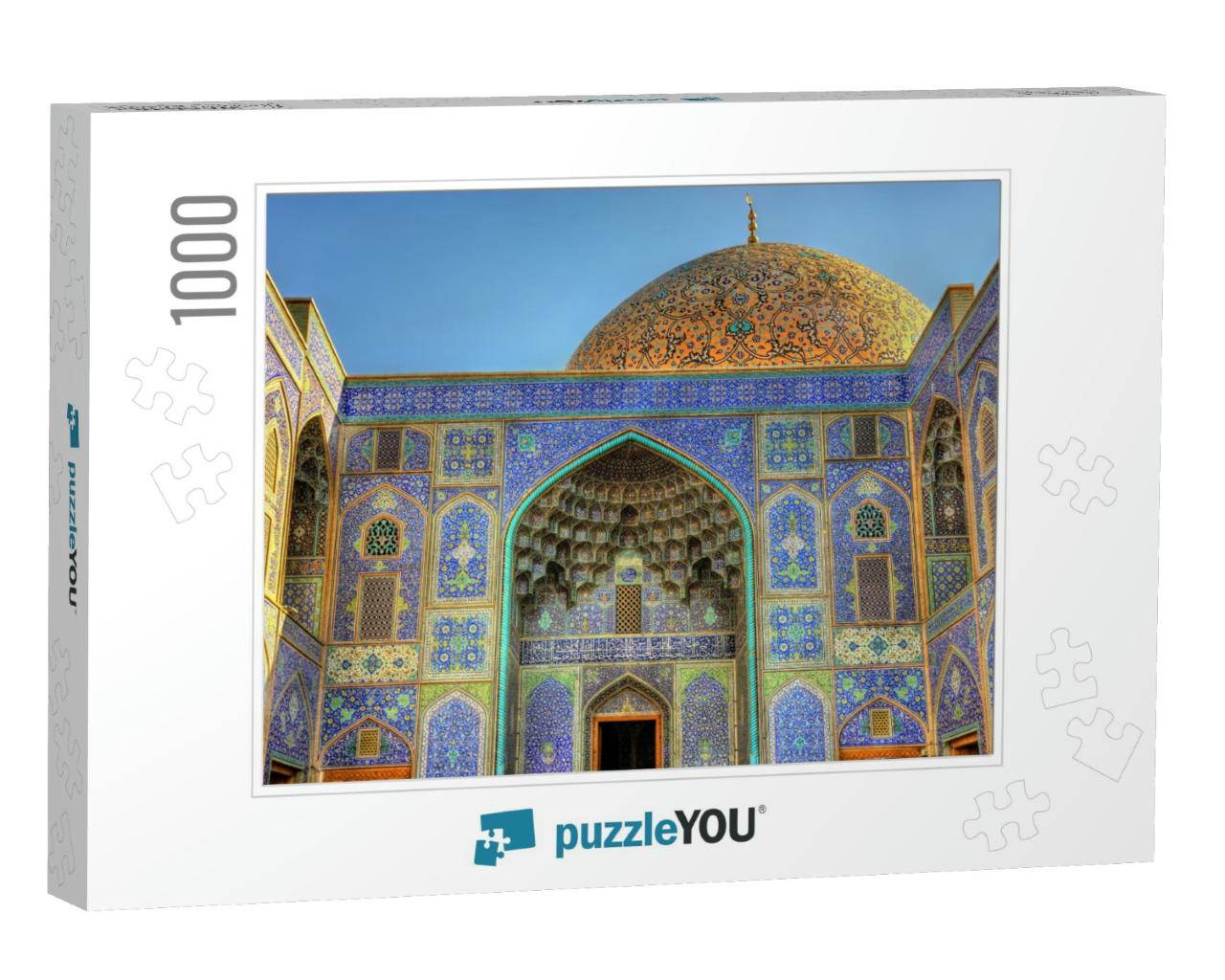 Sheikh Lotfollah Mosque on Naqsh-E Jahan Square of Isfaha... Jigsaw Puzzle with 1000 pieces