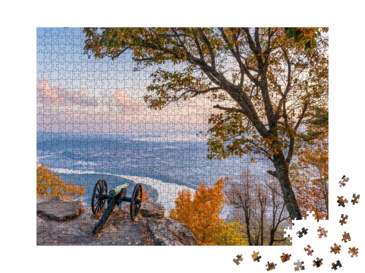 Chattanooga, Tennessee, USA View from Lookout Mountain At... Jigsaw Puzzle with 1000 pieces