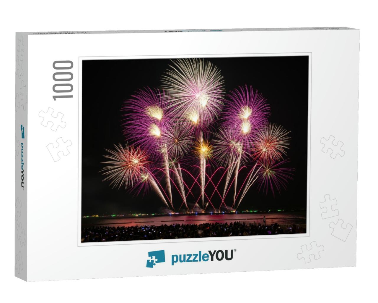 Pattaya, Thailand - November 25-26 Beautiful Lights At th... Jigsaw Puzzle with 1000 pieces