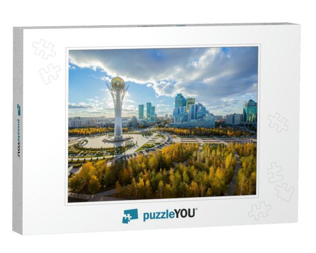 Astana, Nur-Sultan, Kazakhstan. Center of the City, Skysc... Jigsaw Puzzle