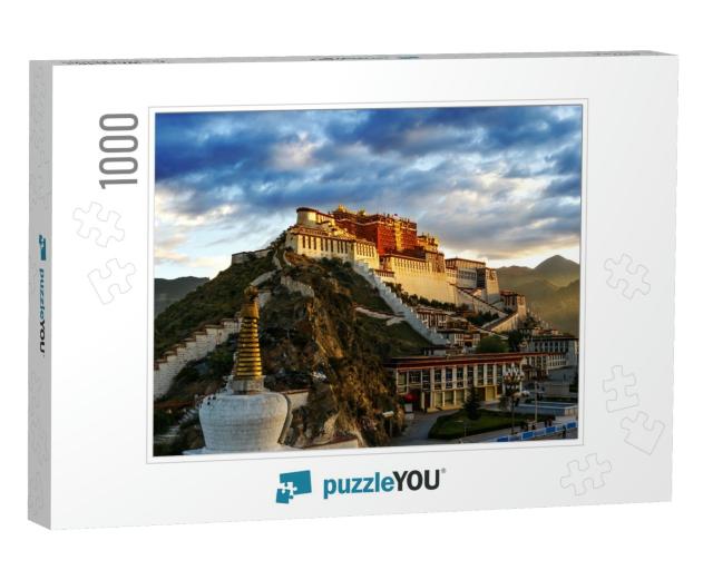 The Pitaya Palace, in Tibet of China... Jigsaw Puzzle with 1000 pieces