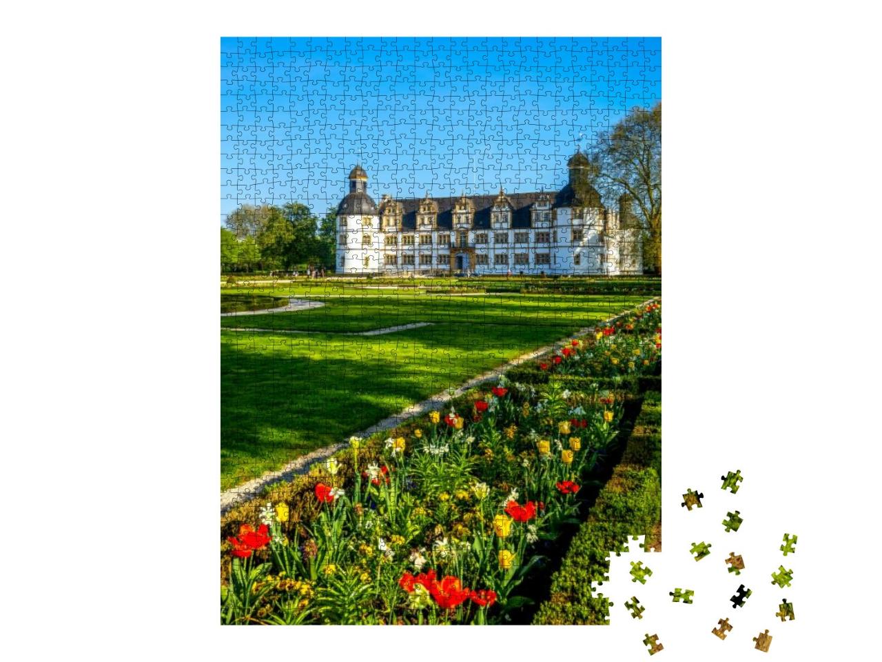 Castle Neuhaus in Paderborn, Germany... Jigsaw Puzzle with 1000 pieces