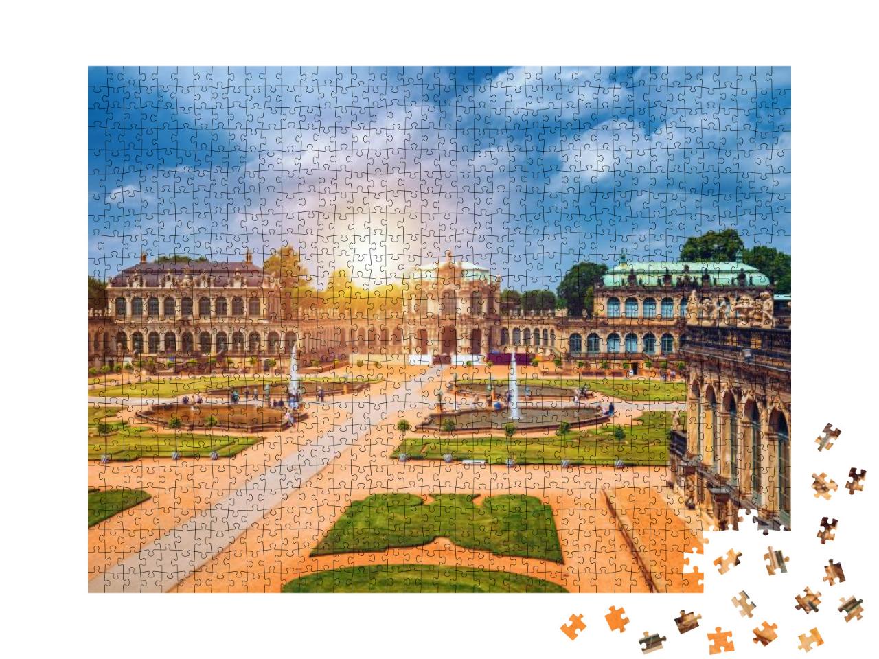 Famous Zwinger Palace Der Dresdner Zwinger Art Gallery of... Jigsaw Puzzle with 1000 pieces