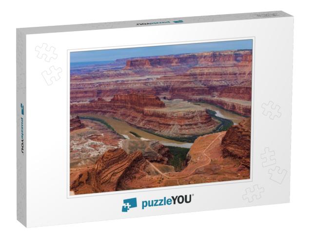 Dead Horse Point National Scenic Landscape View Red Rock... Jigsaw Puzzle