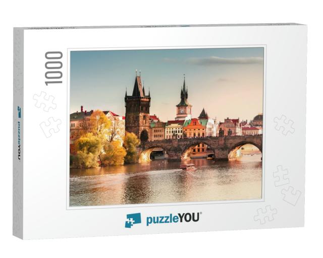 Czech Republic Picture of Charles Bridge Karl...v Most in... Jigsaw Puzzle with 1000 pieces