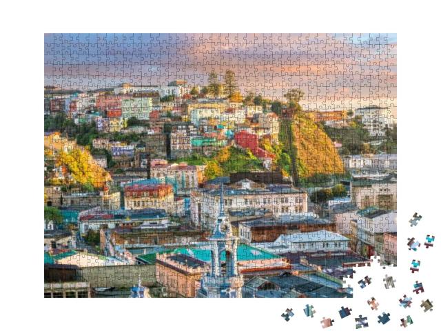Colorful Buildings of the UNESCO World Heritage City of V... Jigsaw Puzzle with 1000 pieces