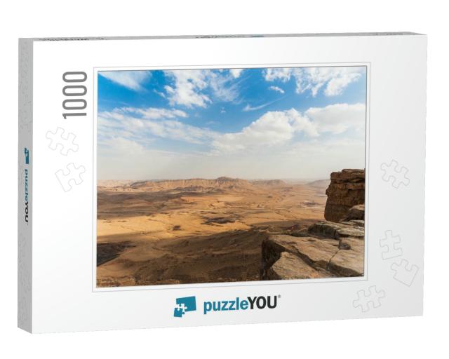 Ramon Crater Makhtesh Ramon, the Largest in the World, as... Jigsaw Puzzle with 1000 pieces