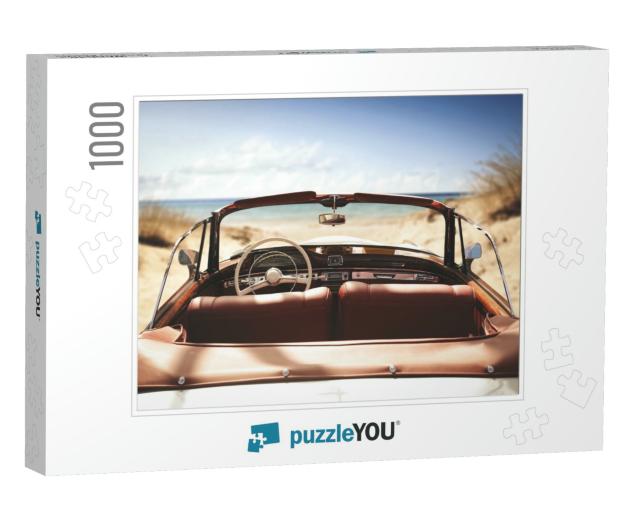 Car on Beach & Summer Time... Jigsaw Puzzle with 1000 pieces