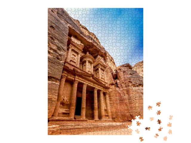 The Treasury in Jordan, Petra... Jigsaw Puzzle with 1000 pieces