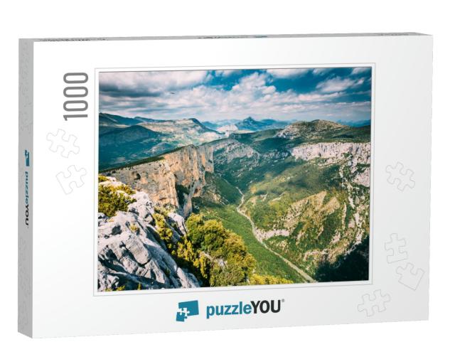 Beautiful Landscape of the Gorges Du Verdon in South-East... Jigsaw Puzzle with 1000 pieces