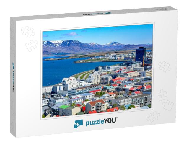 Panoramic View of Reykjavik, the Capital City of Iceland... Jigsaw Puzzle