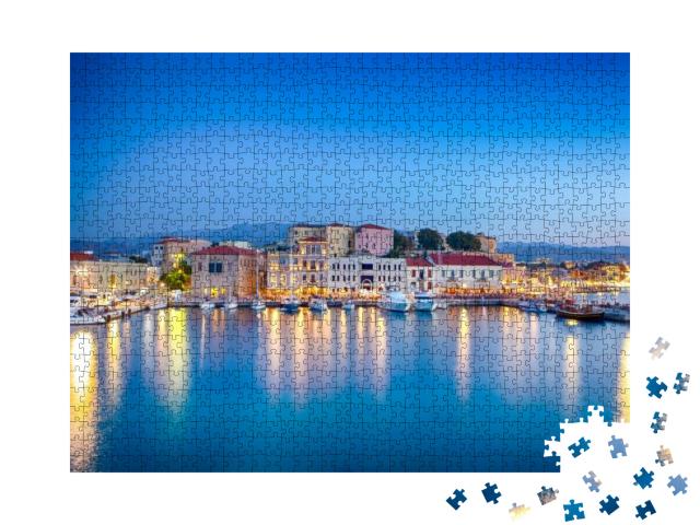 Travel Concepts. Picturesque Image of Old Venetian Harbor... Jigsaw Puzzle with 1000 pieces