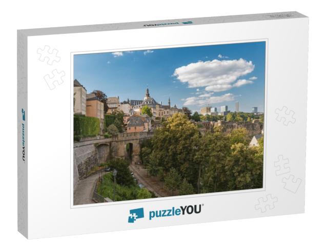 Luxembourg City, the Capital of Grand Duchy of Luxembourg... Jigsaw Puzzle