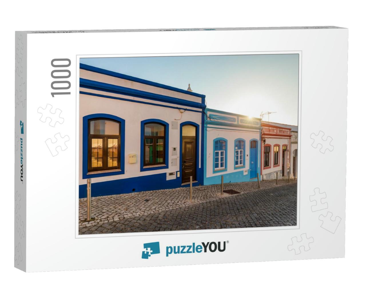 Street in the Old Town in the Center of Lagos, Algarve Re... Jigsaw Puzzle with 1000 pieces