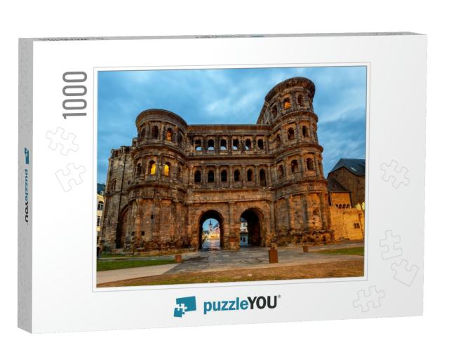 Porta Nigra, an Ancient Roman Gate in Trier, Germany, is... Jigsaw Puzzle with 1000 pieces