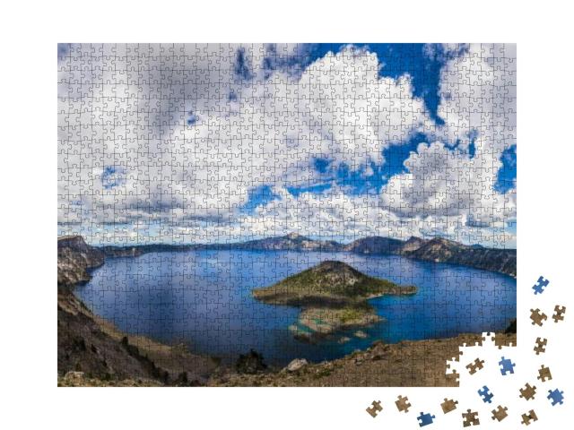 Crater Lake National Park... Jigsaw Puzzle with 1000 pieces