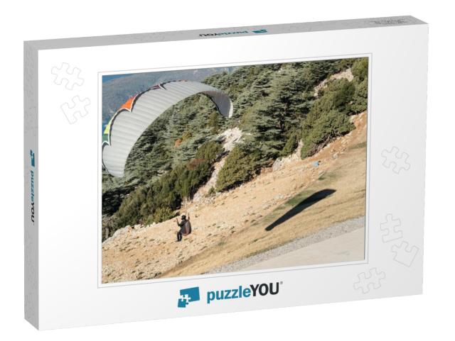 Paragliding, Parachuting Sport. Oluedeniz Babadag is Cons... Jigsaw Puzzle