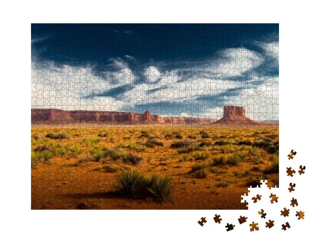 Canyon Land At Utah... Jigsaw Puzzle with 1000 pieces