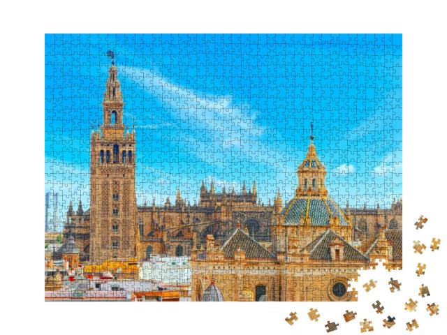 Seville Cathedral Cathedral De Santa Maria De La Sede De... Jigsaw Puzzle with 1000 pieces