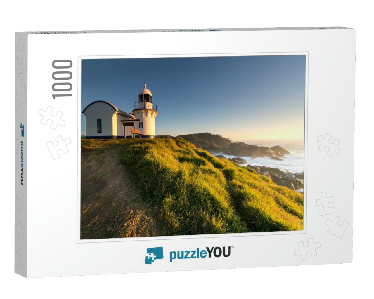 Morning Sunrise At the Tacking Point Lighthouse At Port M... Jigsaw Puzzle with 1000 pieces