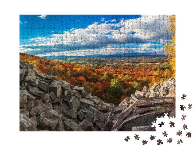 Vermont Foliage View, Barre, Vt... Jigsaw Puzzle with 1000 pieces