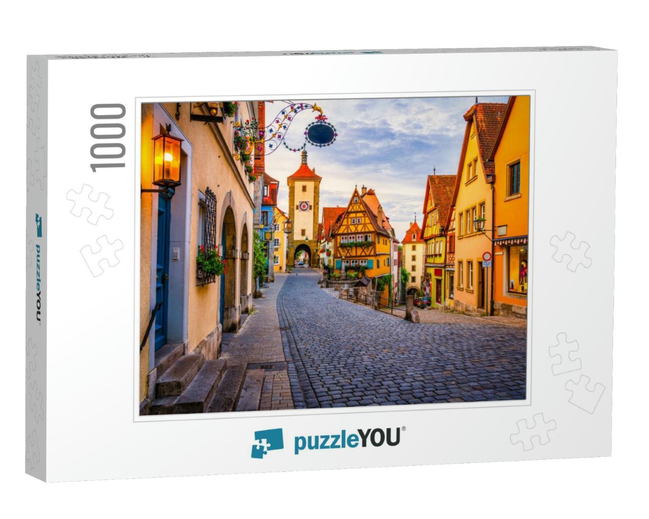 Morning View of Untere Schmiedgasse Street At the Old Tow... Jigsaw Puzzle with 1000 pieces