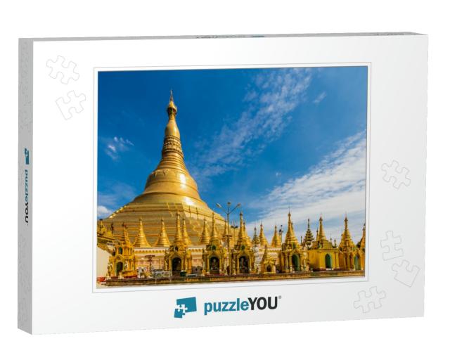 The Golden Stupa of the Shwedagon Pagoda Yangon Rangoon i... Jigsaw Puzzle