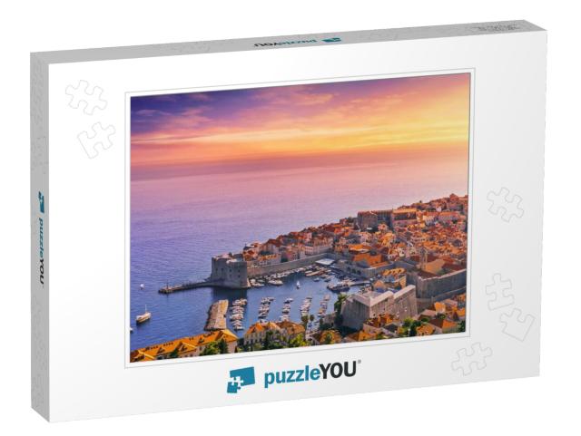 Sunset in Dubrovnik... Jigsaw Puzzle