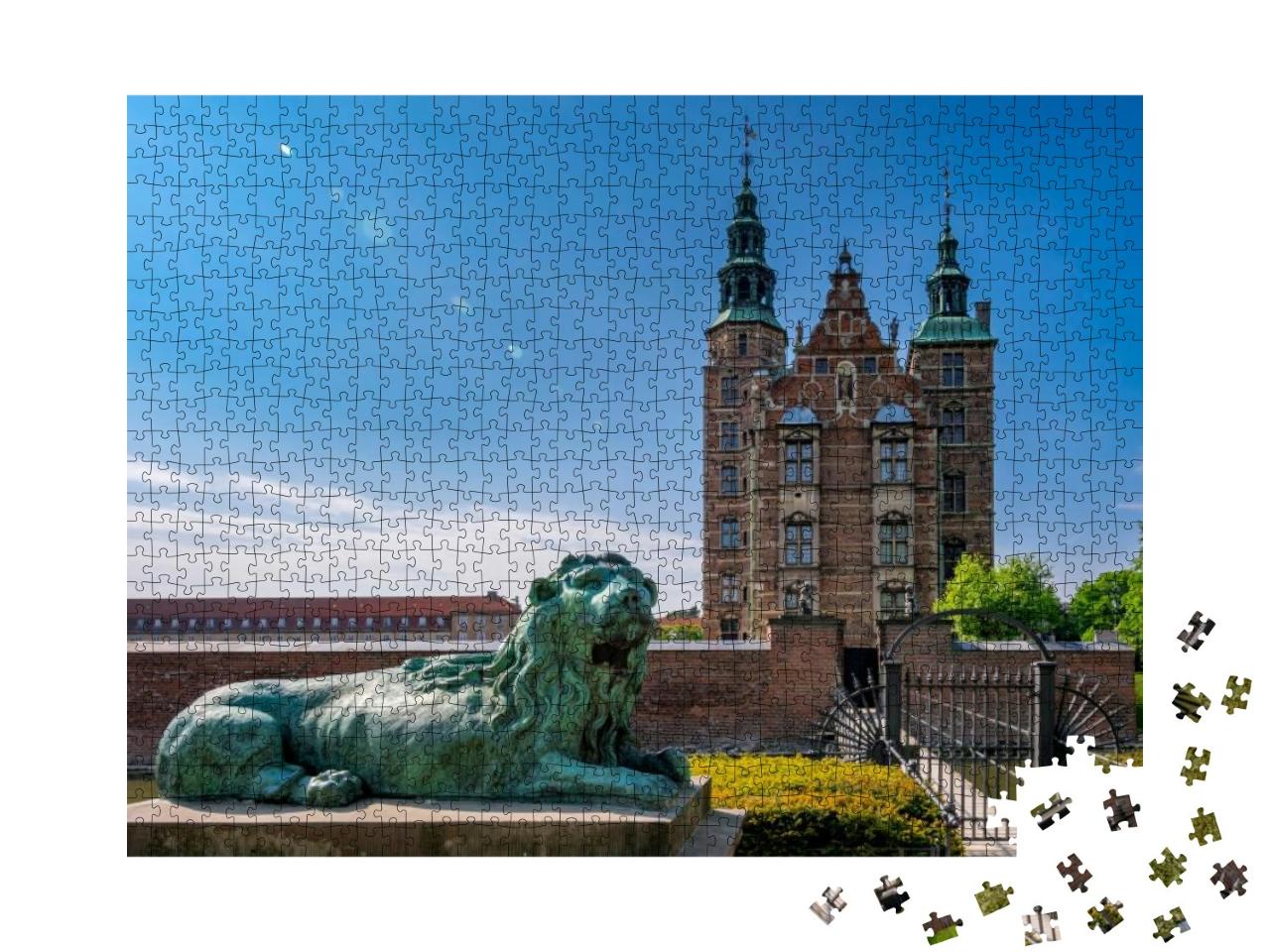 Rosenborg Castle, Rosenborg Slot, Copenhagen, Capital Reg... Jigsaw Puzzle with 1000 pieces
