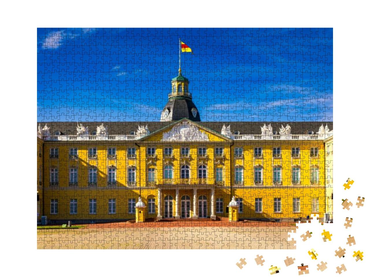Karlsruhe Palace. the 18th Century Karlsruhe Palace Germa... Jigsaw Puzzle with 1000 pieces