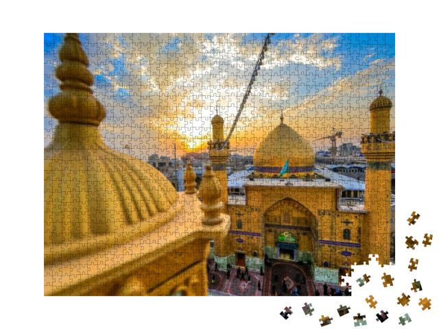 Holy Shrine of Imam Ali in Najaf - Iraq... Jigsaw Puzzle with 1000 pieces