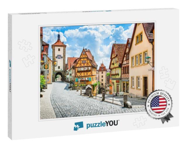 Beautiful Postcard View of the Famous Historic Town of Ro... Jigsaw Puzzle