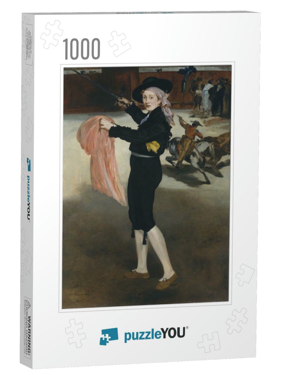 Mademoiselle V in Costume of an Espada, by Edouard Manet... Jigsaw Puzzle with 1000 pieces