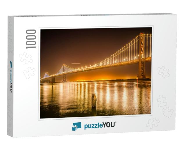 Oakland Bay Bridge Views Near San Francisco California in... Jigsaw Puzzle with 1000 pieces