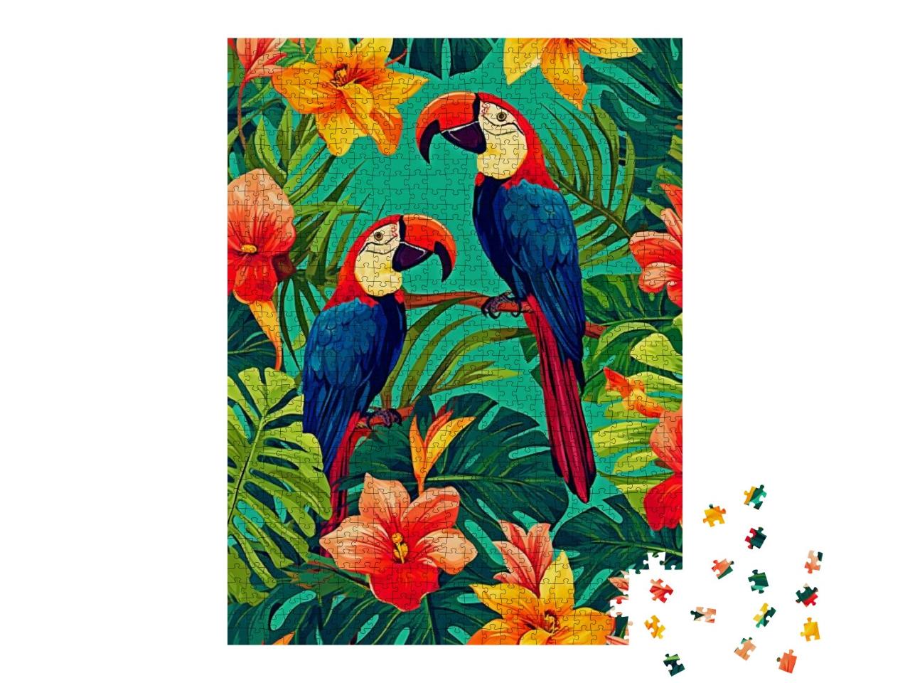 Birds of a Feather Jigsaw Puzzle with 1000 pieces