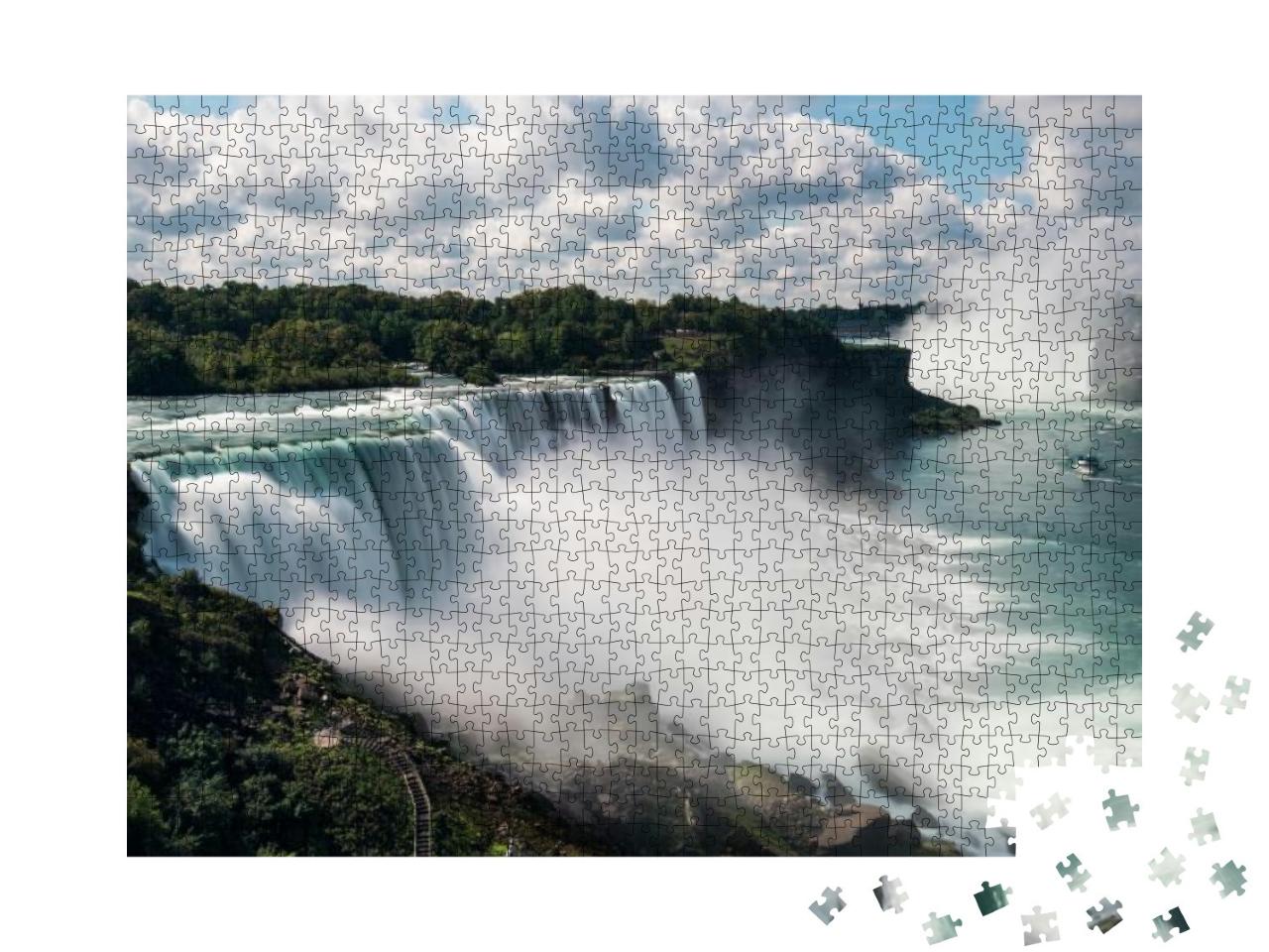 Niagara Falls from USA Landscape View... Jigsaw Puzzle with 1000 pieces