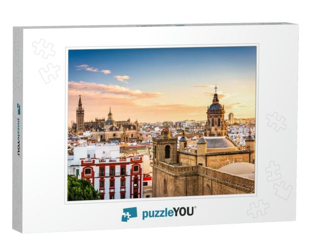 Seville, Spain Skyline in the Old Quarter... Jigsaw Puzzle
