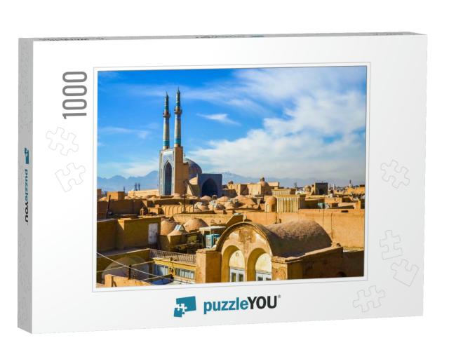 View of the Historic Center of Yazd - Iran... Jigsaw Puzzle with 1000 pieces