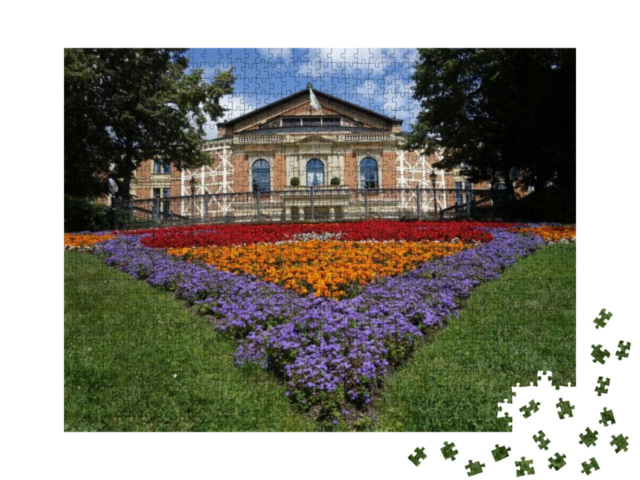 Festspielhaus Bayreuth in Bayern, Bavaria, Composer, Rich... Jigsaw Puzzle with 1000 pieces