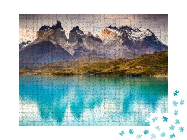 Patagonia, Chile - Torres Del Paine, in the Southern Pata... Jigsaw Puzzle with 1000 pieces