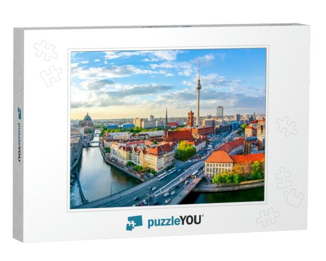Berlin Cityscape with Berlin Cathedral & Television Tower... Jigsaw Puzzle