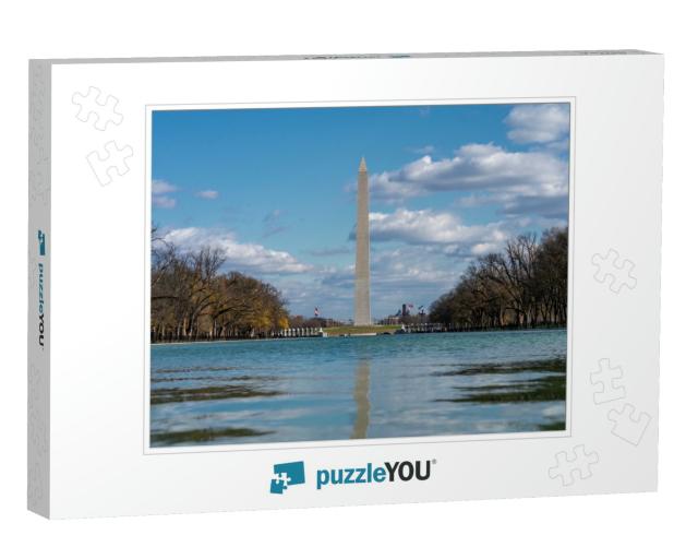 View of Washington Monument on the Reflecting Pool in Was... Jigsaw Puzzle
