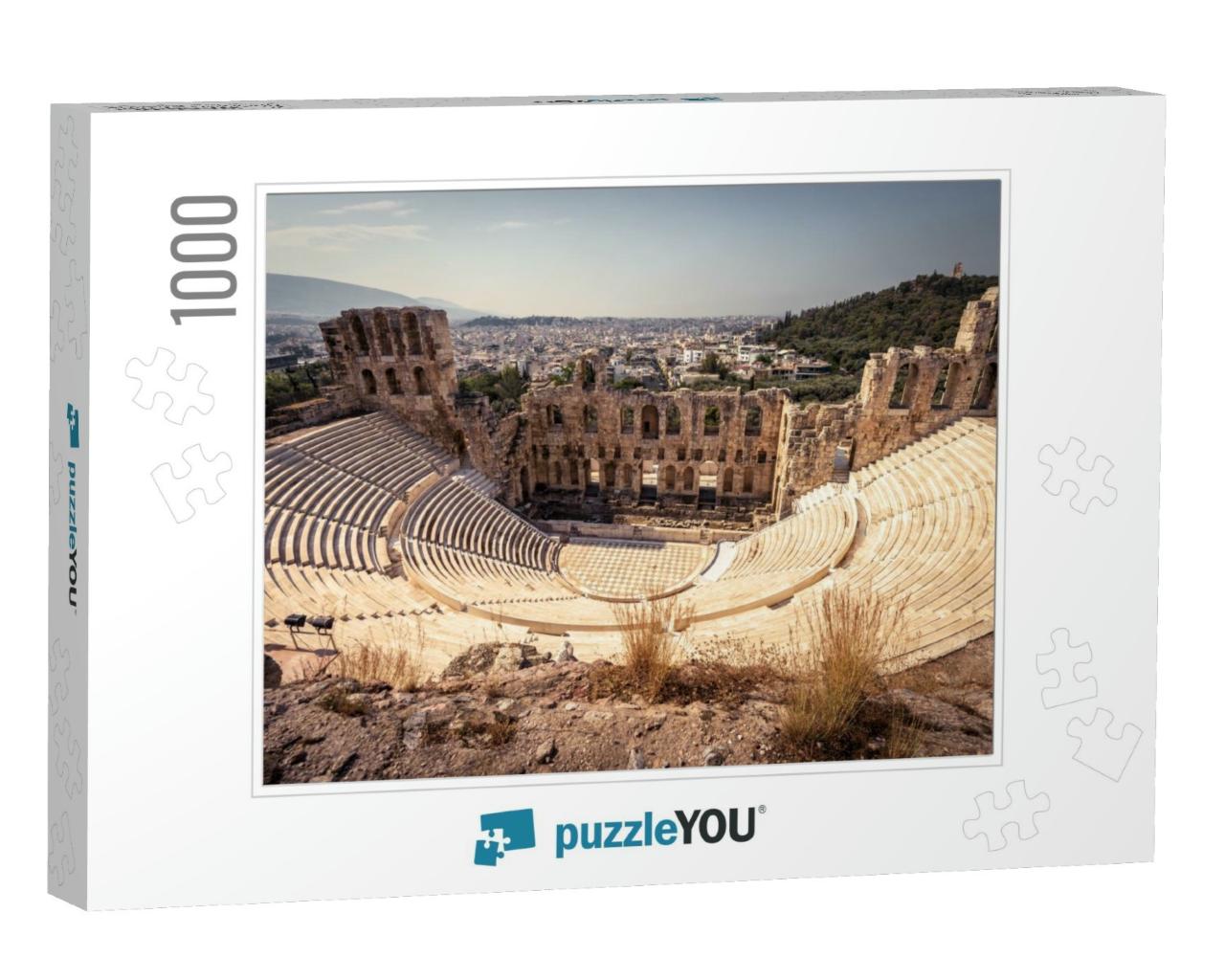 Panorama of the Odeon of Herodes Atticus At the Acropolis... Jigsaw Puzzle with 1000 pieces