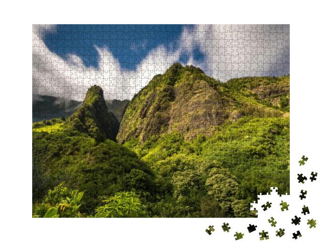 The Spiritual Iao Valley on the Tropical Island of Maui... Jigsaw Puzzle with 1000 pieces