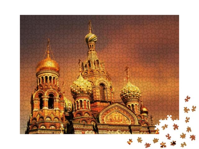 Church of the Savior on Spilled Blood or Cathedral of the... Jigsaw Puzzle with 1000 pieces