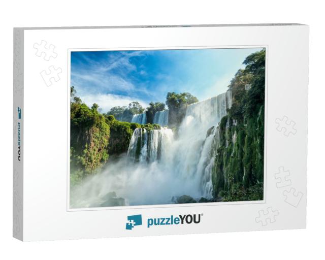 Iguazu Falls, 7 Wonder of the World in - Argentina... Jigsaw Puzzle