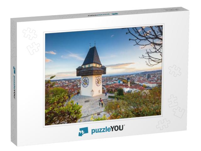 Classic Panorama View of the Historic City of Graz with F... Jigsaw Puzzle