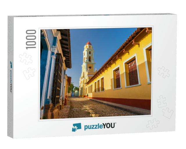 A Spanish Colonial Church in Trinidad, Cuba... Jigsaw Puzzle with 1000 pieces
